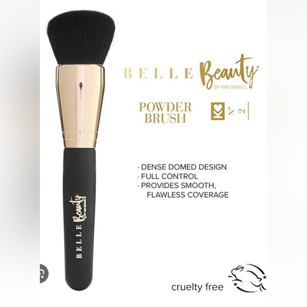 NEW, BELLE Beauty KIM GRAVEL Powder Brush - Picture 4 of 5